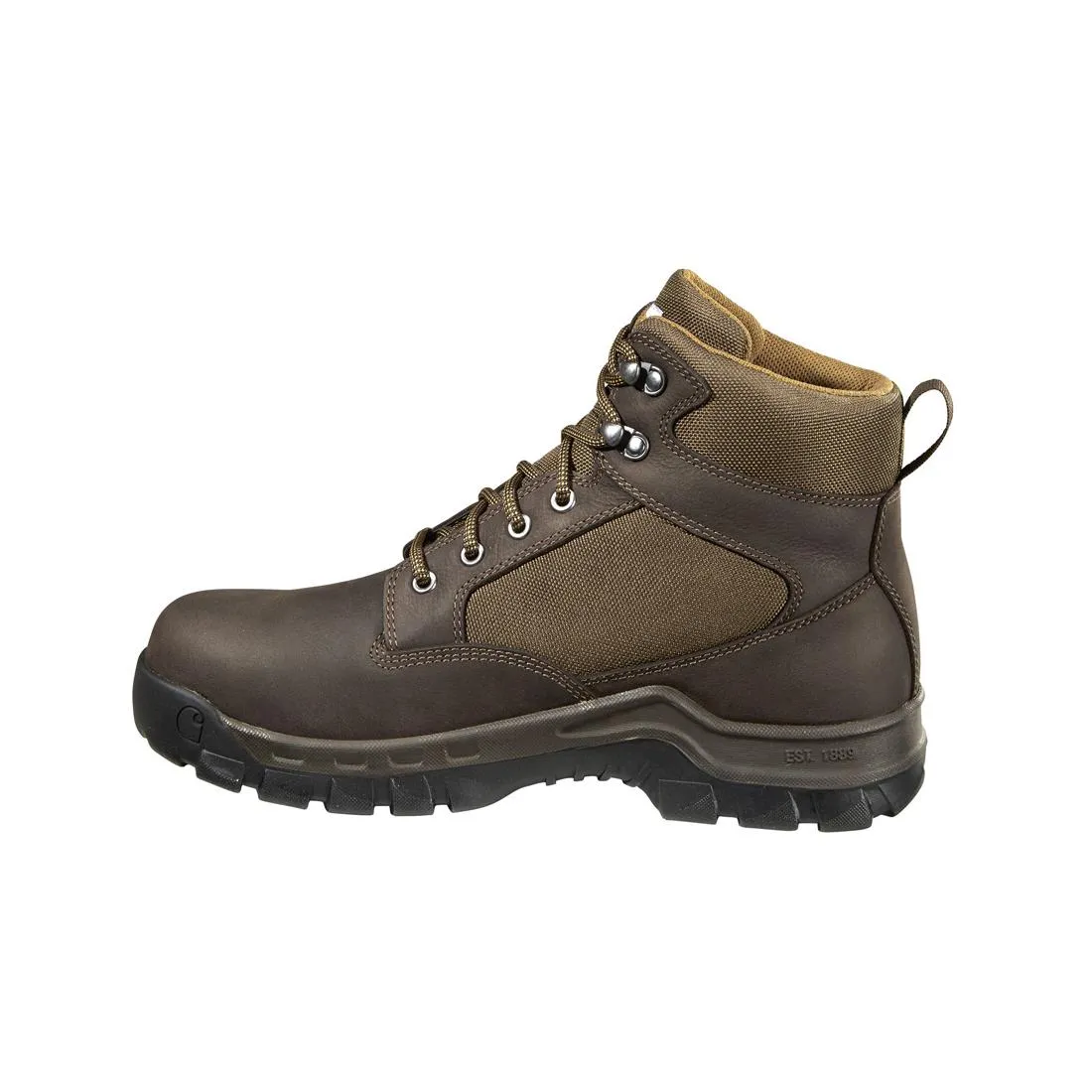 6" Rugged Flex Waterproof Soft Toe Work Boot Dark Brown