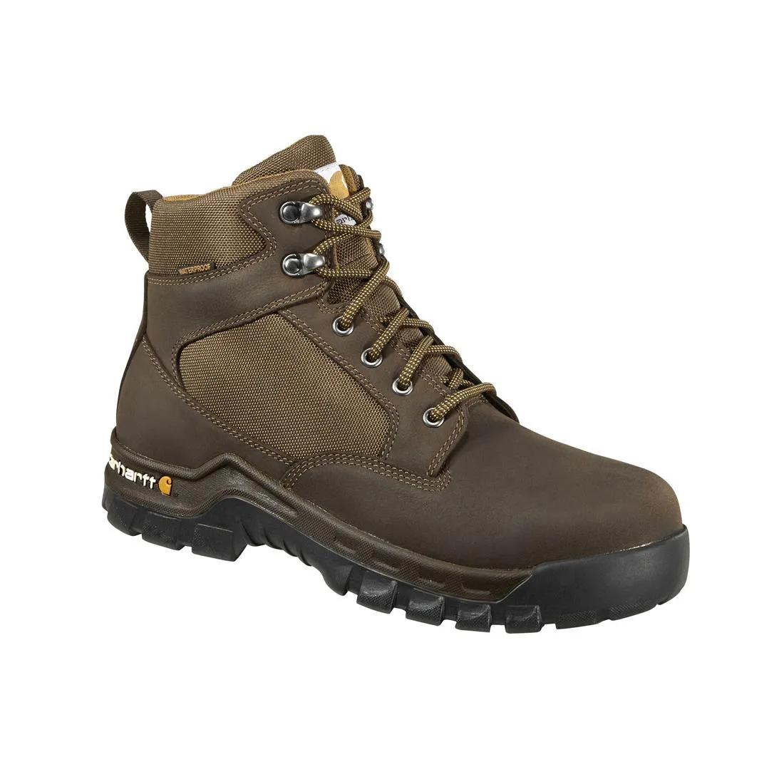 6" Rugged Flex Waterproof Soft Toe Work Boot Dark Brown