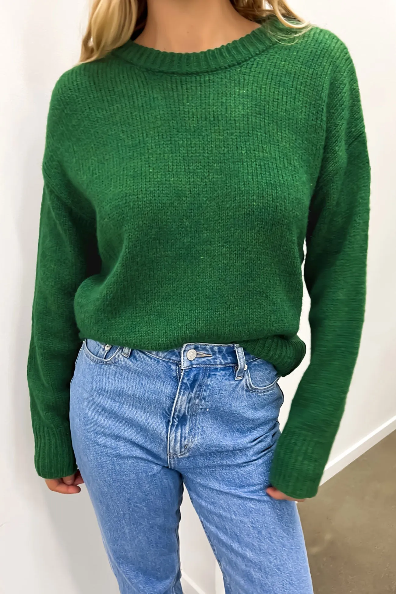 Annie Knit Jumper Green