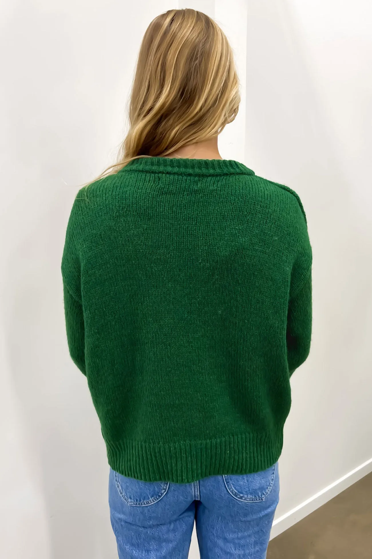 Annie Knit Jumper Green