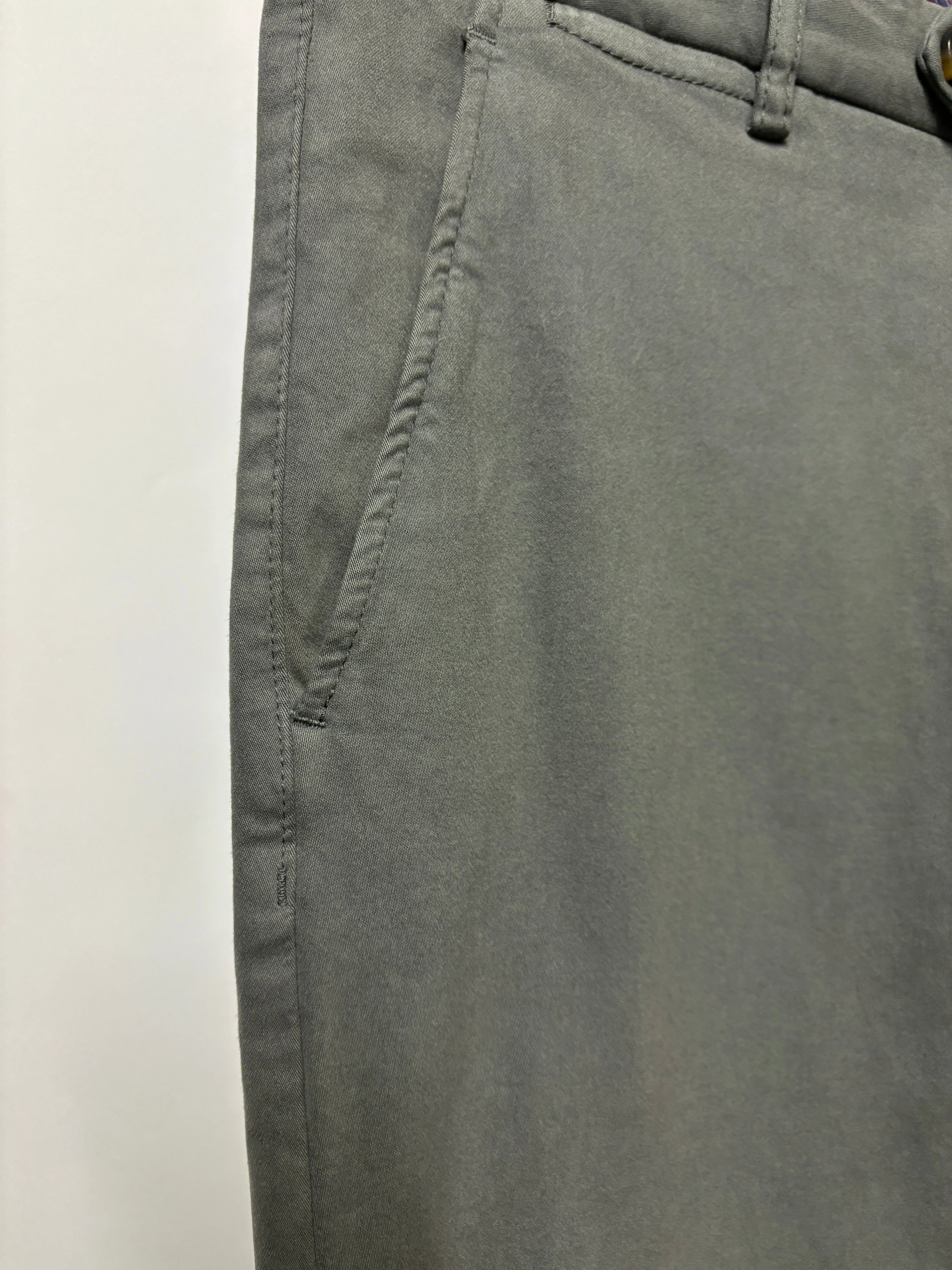 Boggi Grey Cotton Chinos 32