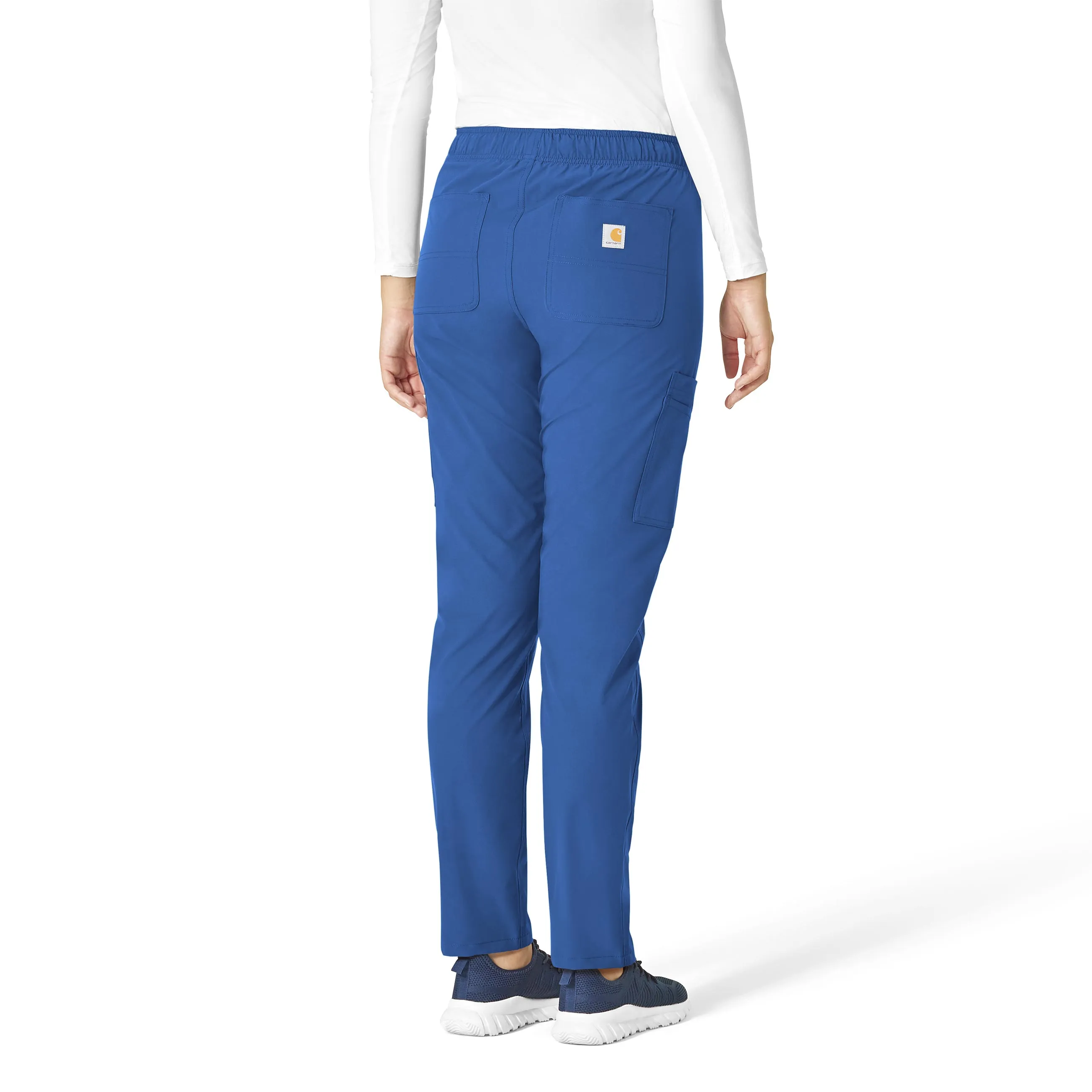 Carhartt Force Essentials Women's Straight Leg Scrub Pant - Royal