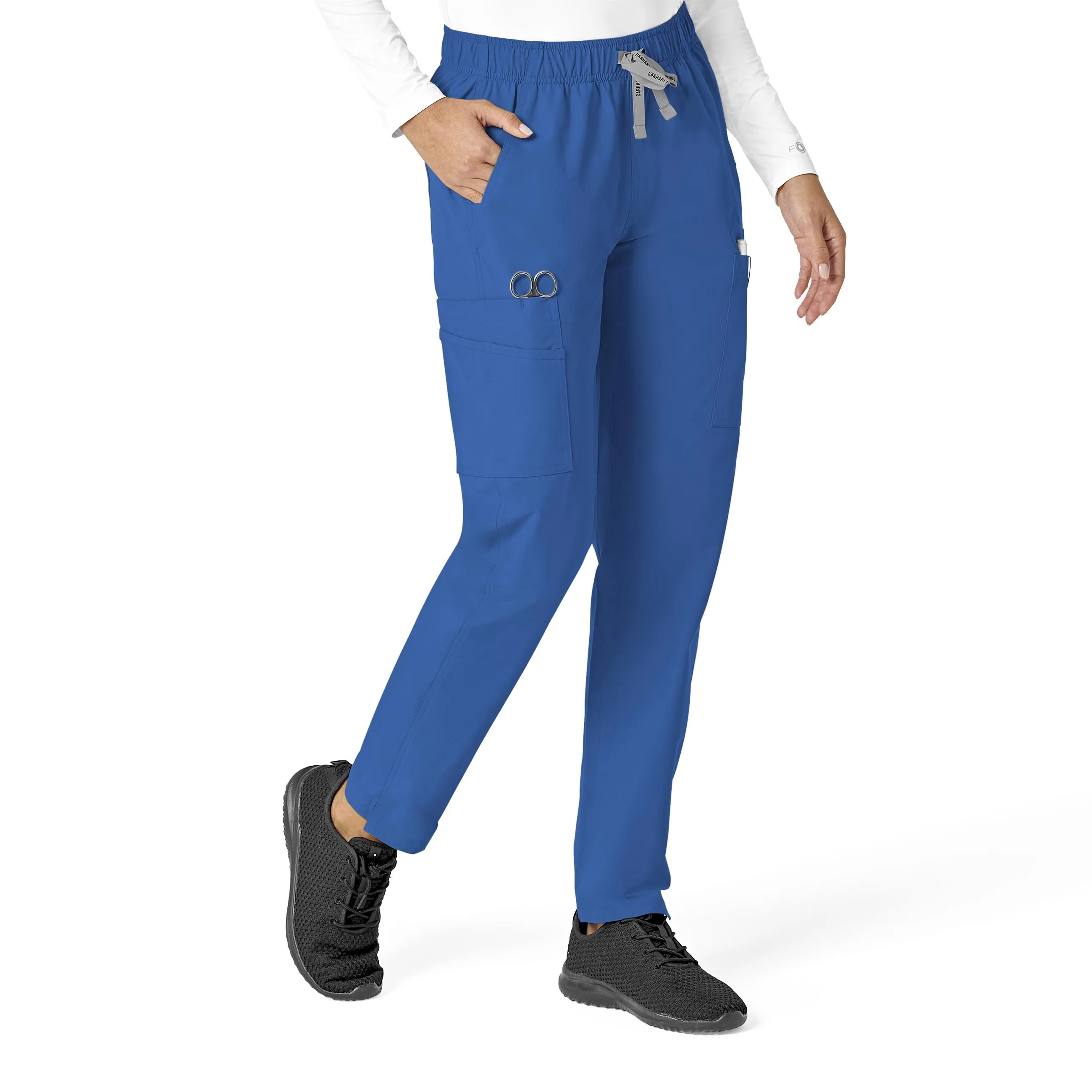 Carhartt Force Essentials Women's Straight Leg Scrub Pant - Royal