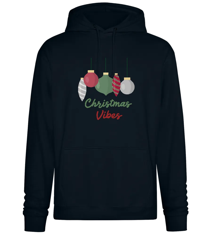 Christmas Vibes Design - Premium Essential Unisex Hoodie