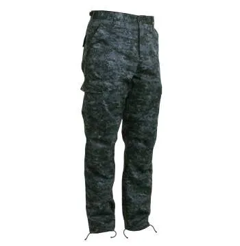 Digital Camo Tactical BDU Pants