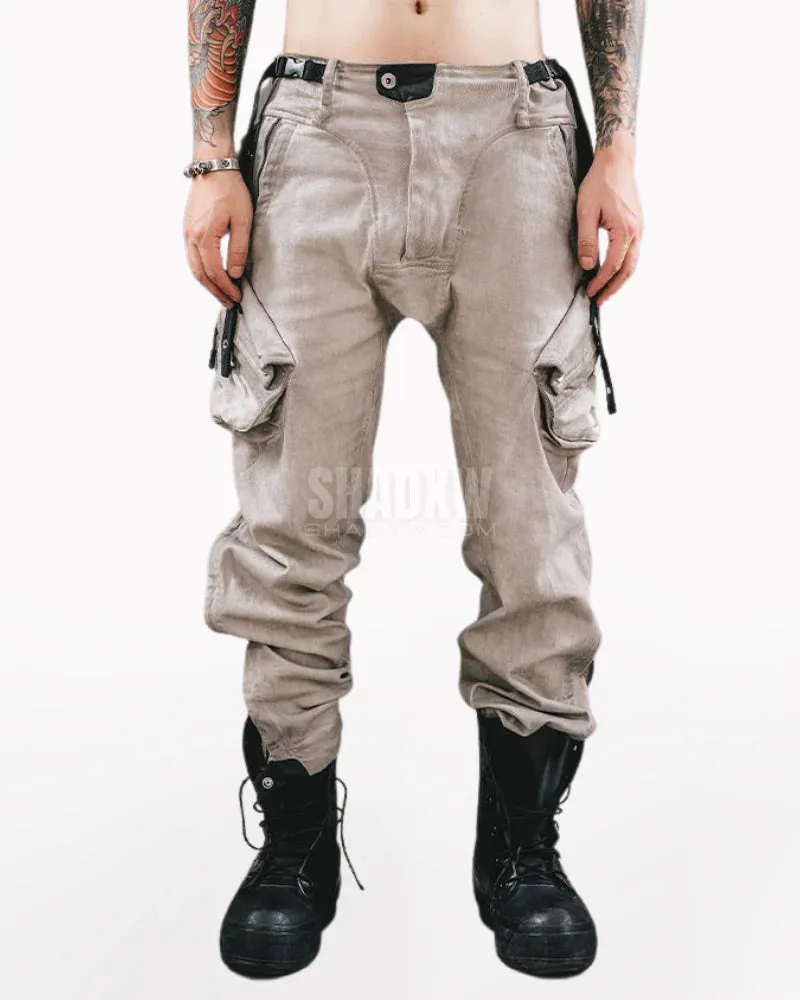 Distressed Cargo Pants