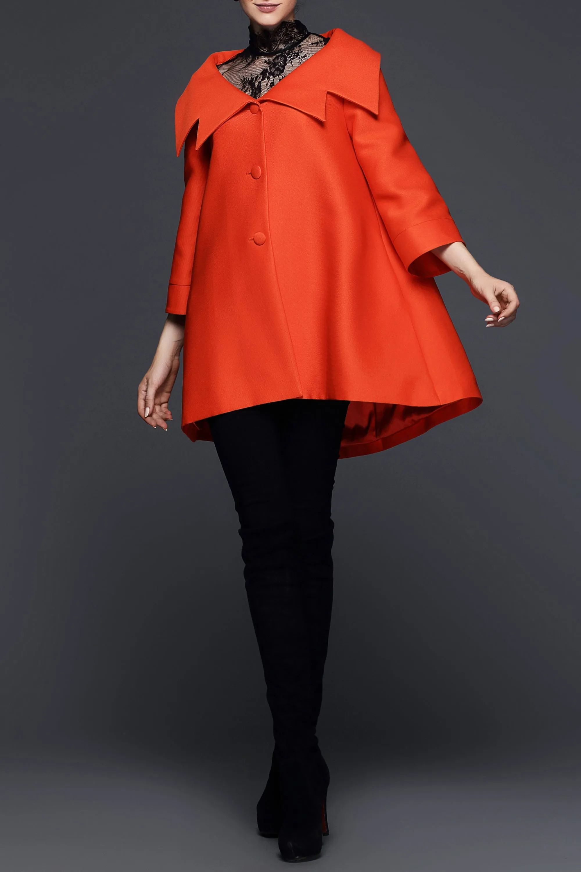 DL Parisian Love Jena Long Jacket/Short Trench Coat