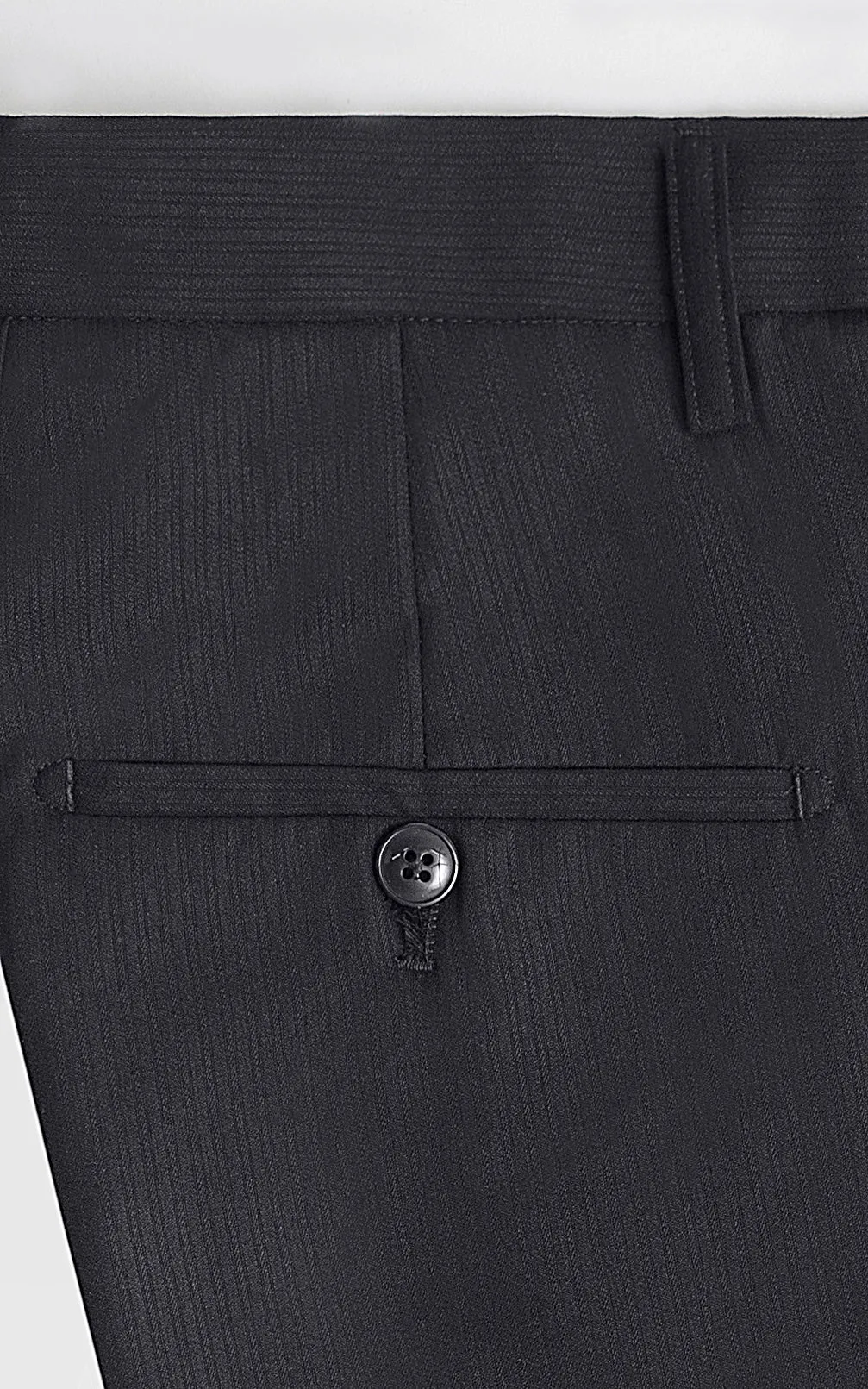 DRESS PANT BLACK SELF