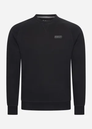 Essential crew neck sweat - black pewter