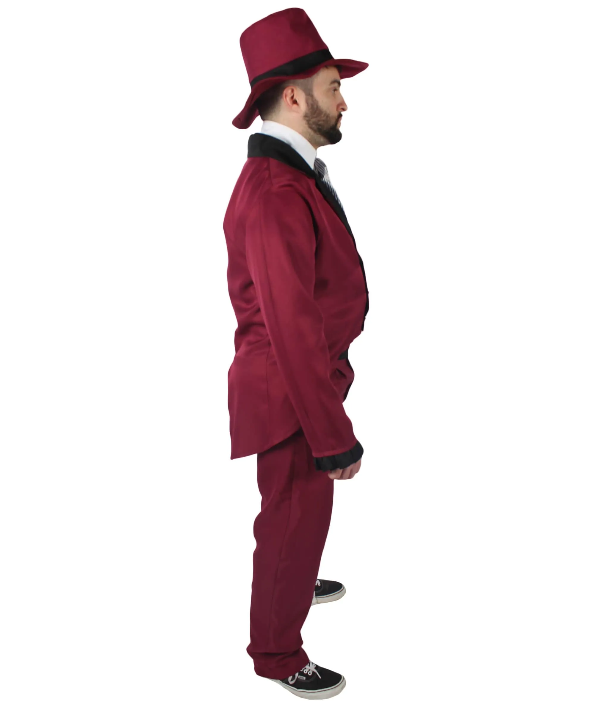 HPO Adult Men's Red Ringmaster Costume Bundle | Multiple Size Options