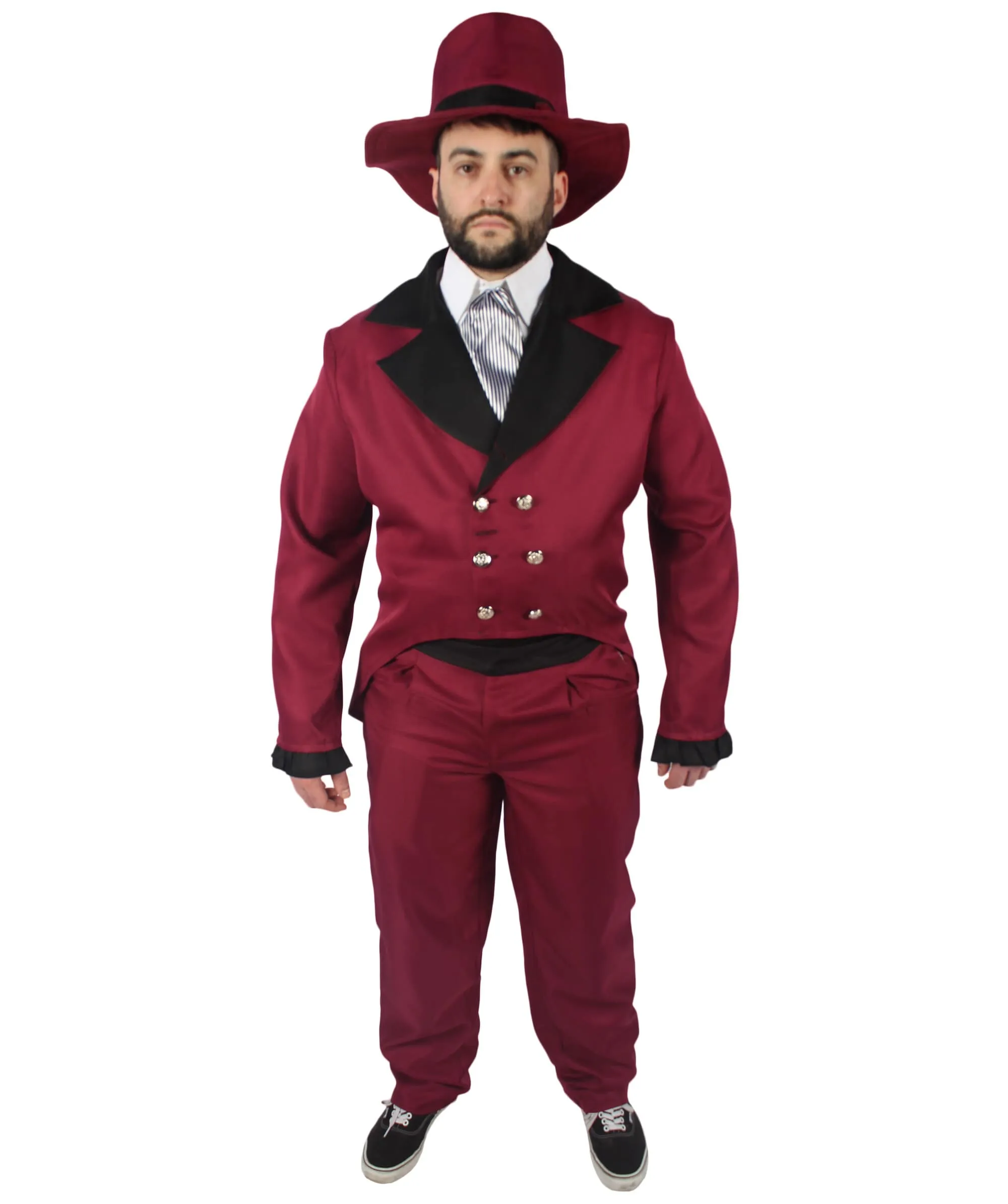 HPO Adult Men's Red Ringmaster Costume Bundle | Multiple Size Options