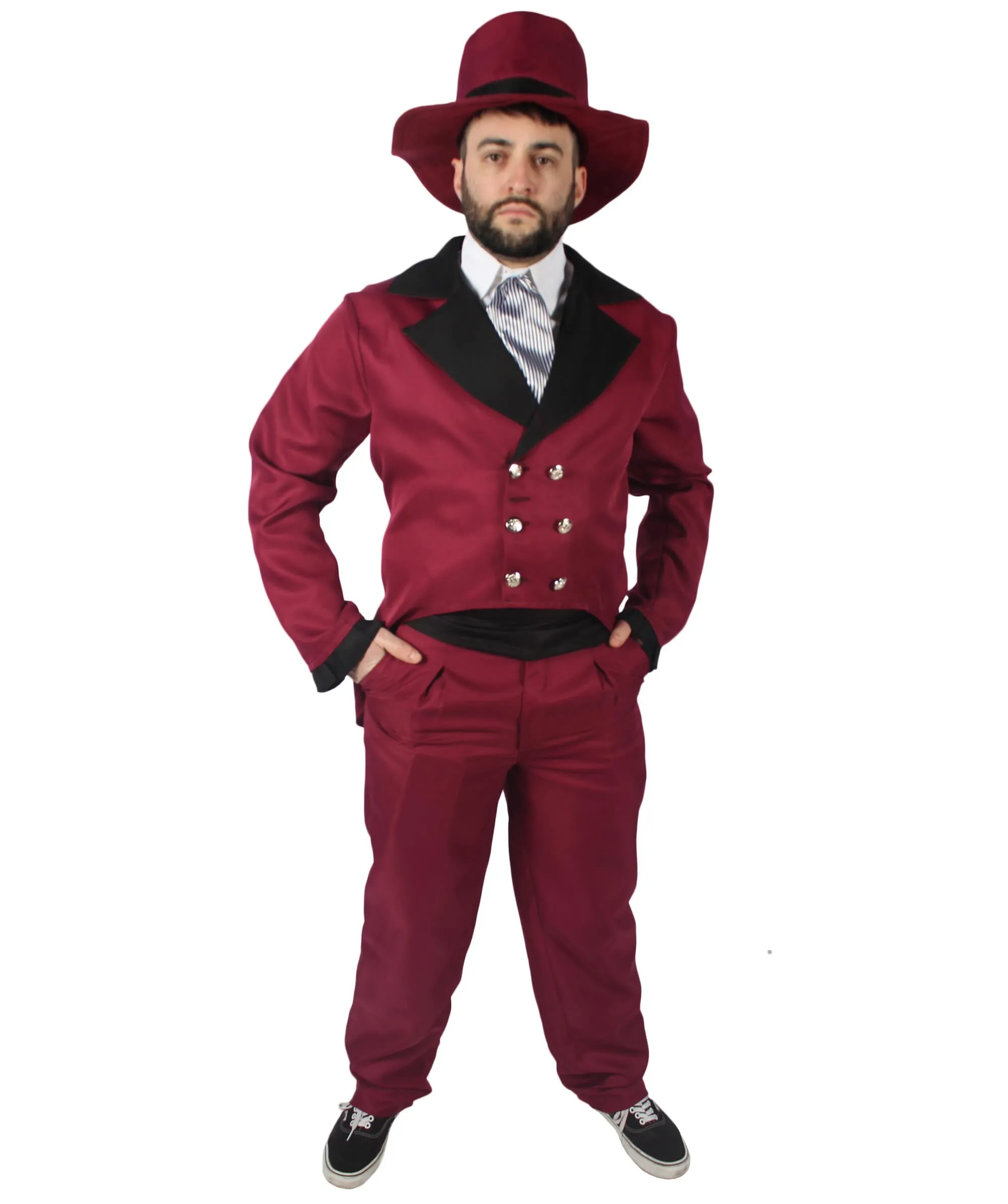 HPO Adult Men's Red Ringmaster Costume Bundle | Multiple Size Options