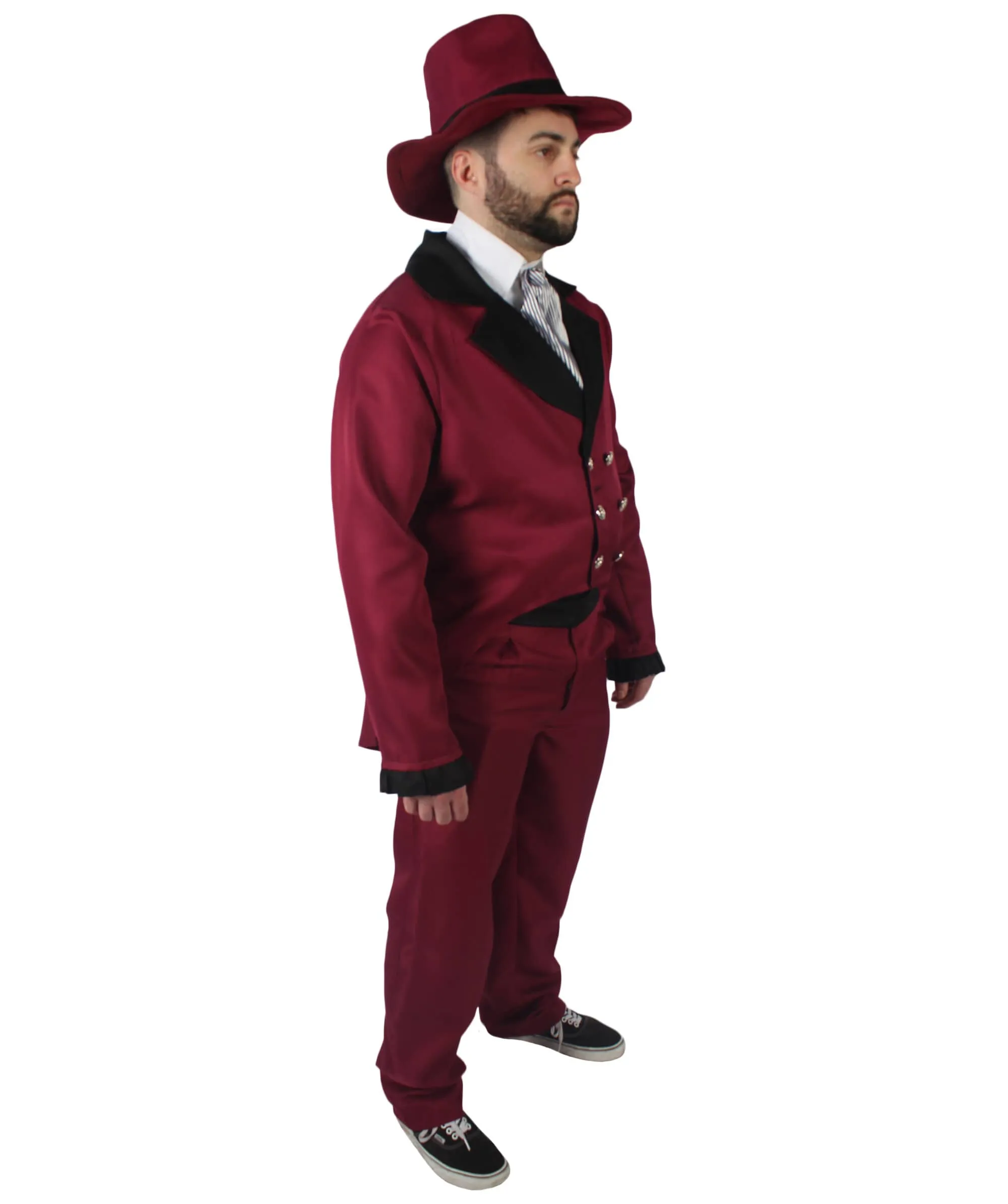 HPO Adult Men's Red Ringmaster Costume Bundle | Multiple Size Options