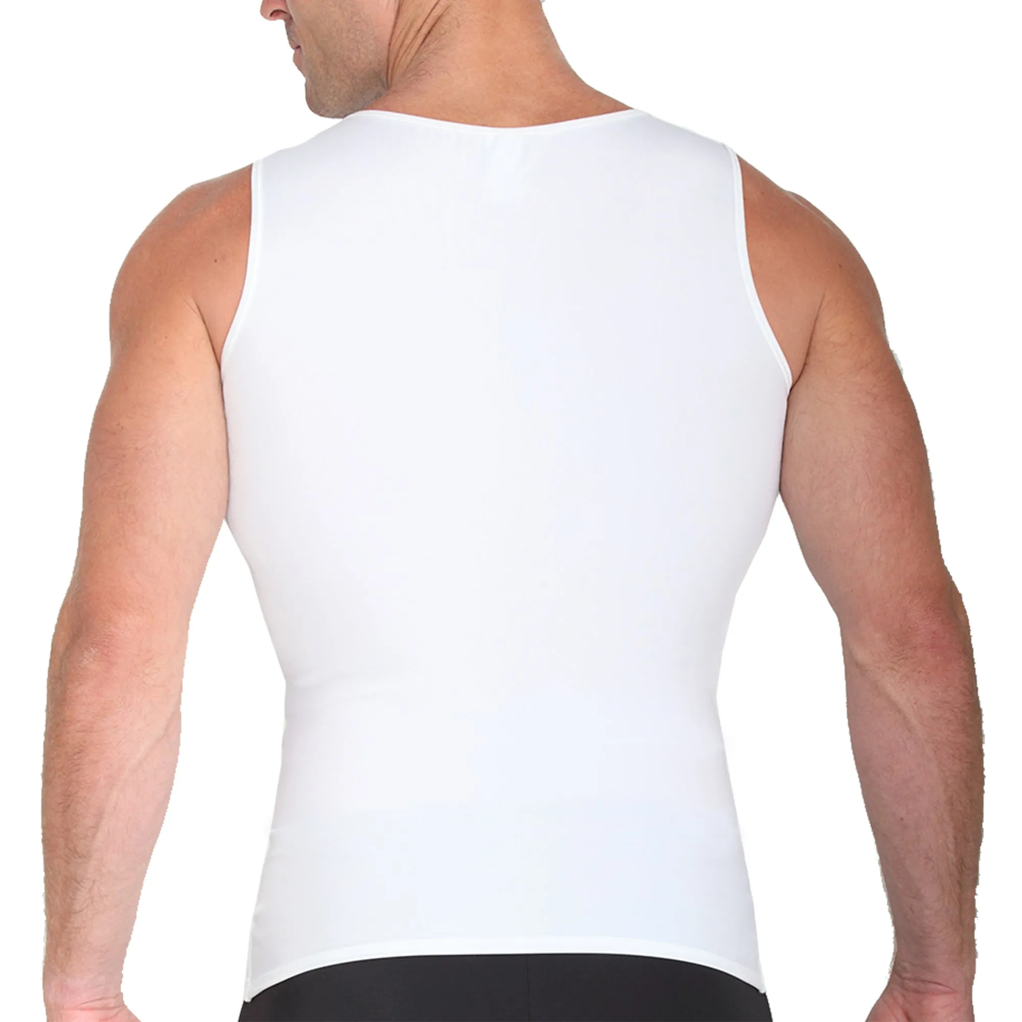 Insta Slim Sleeveless Compression Muscle Tank Panel Belt ISMSFP01