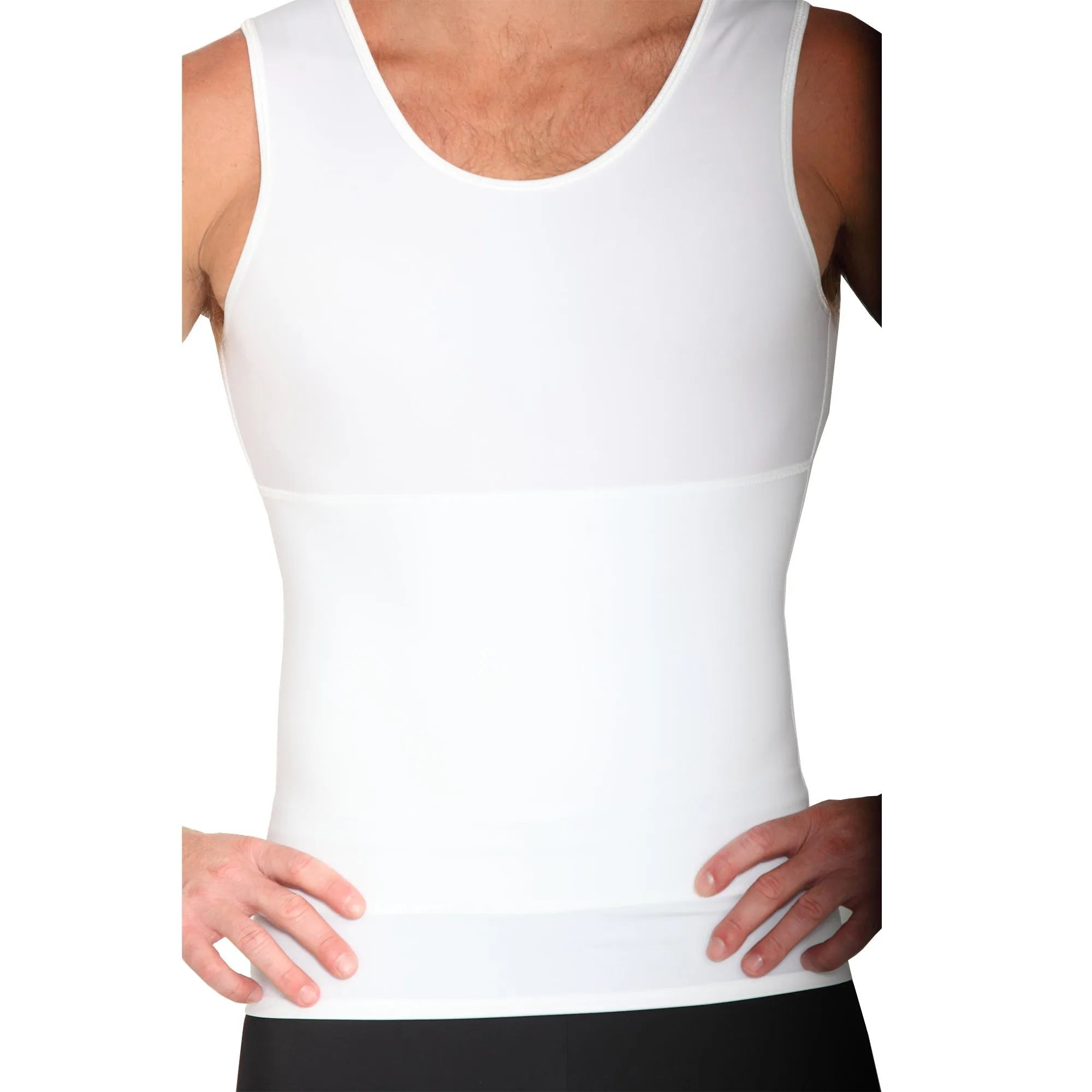 Insta Slim Sleeveless Compression Muscle Tank Panel Belt ISMSFP01