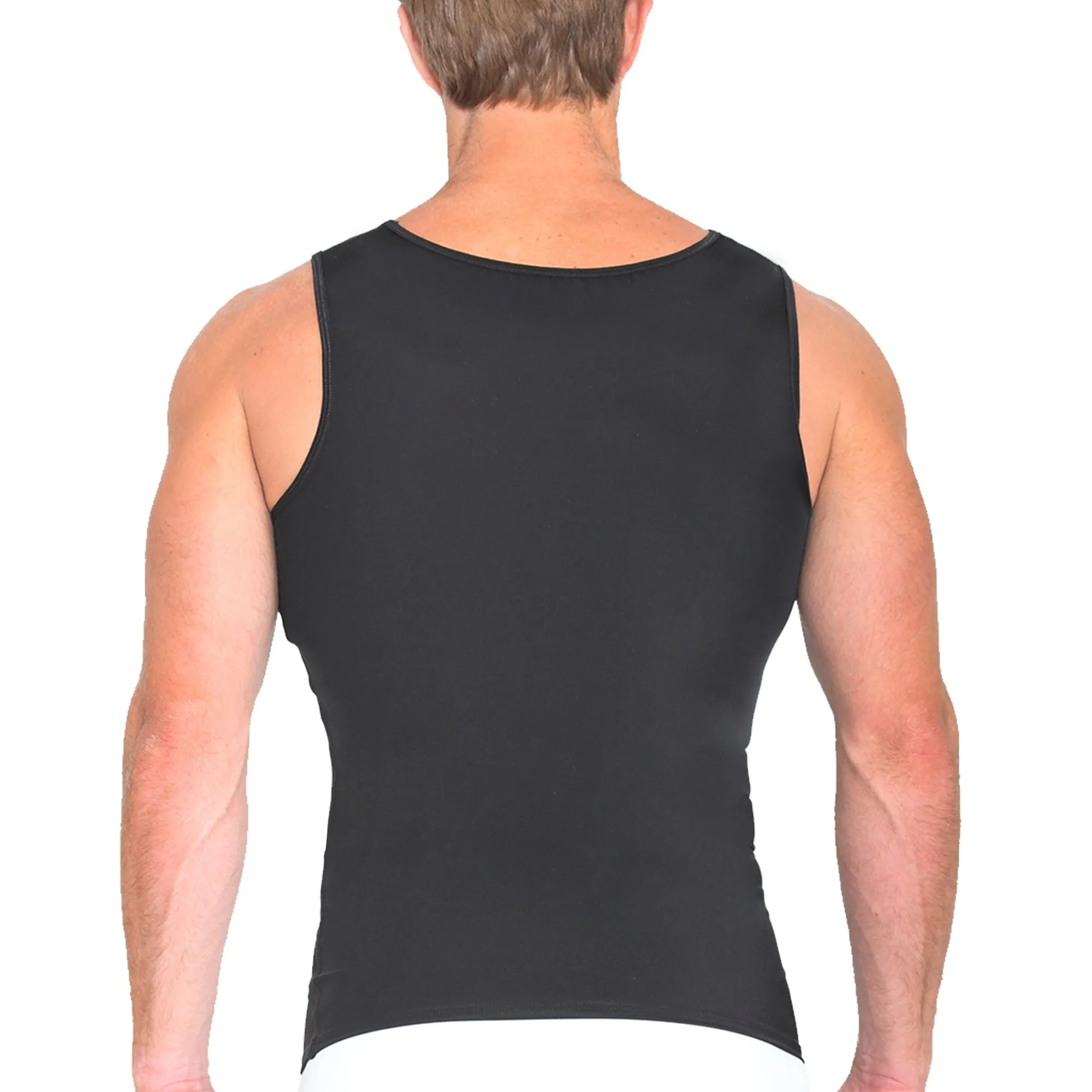 Insta Slim Sleeveless Compression Muscle Tank Panel Belt ISMSFP01