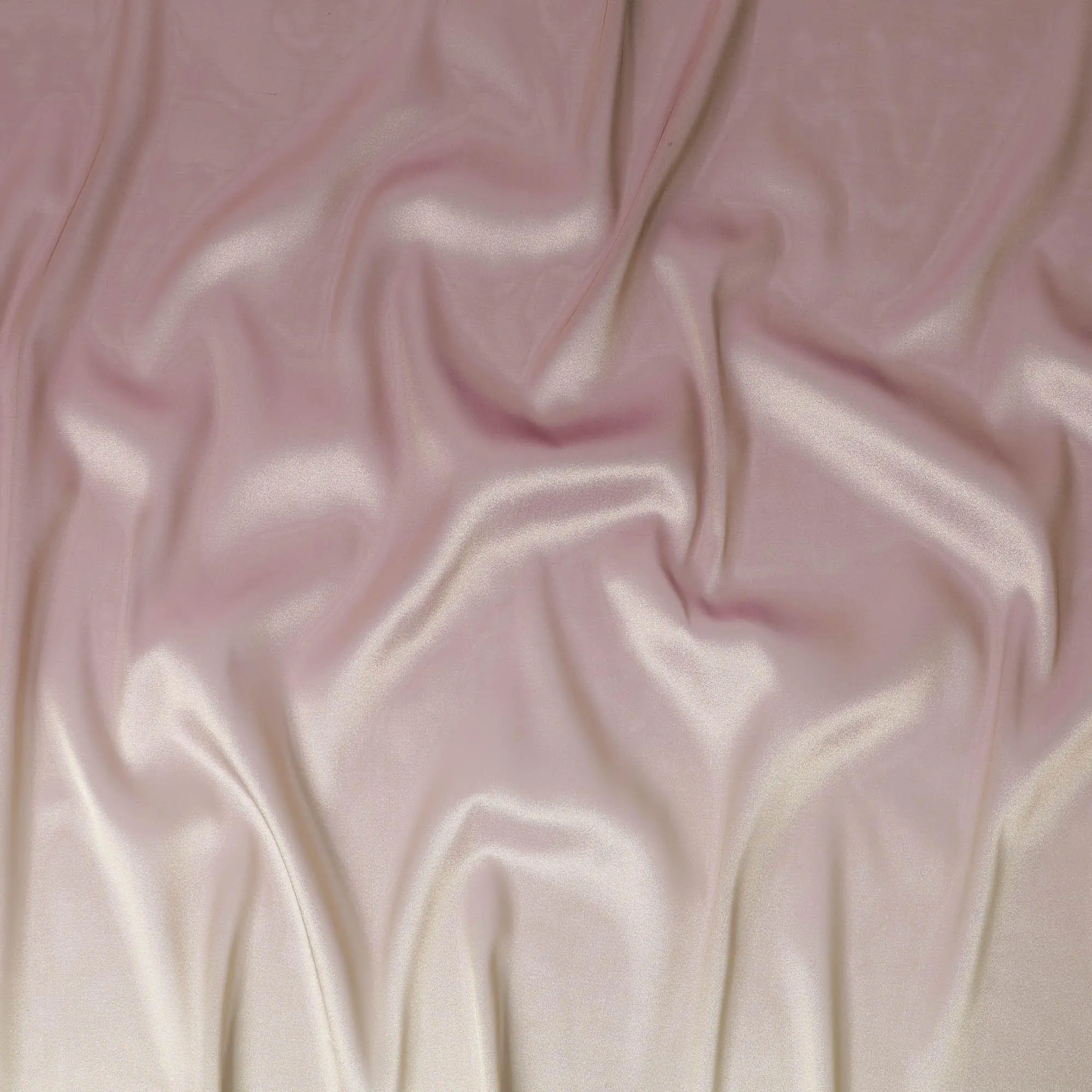 Light gold to cerise pink premium pure silk lame fabric in ombre design-D13545