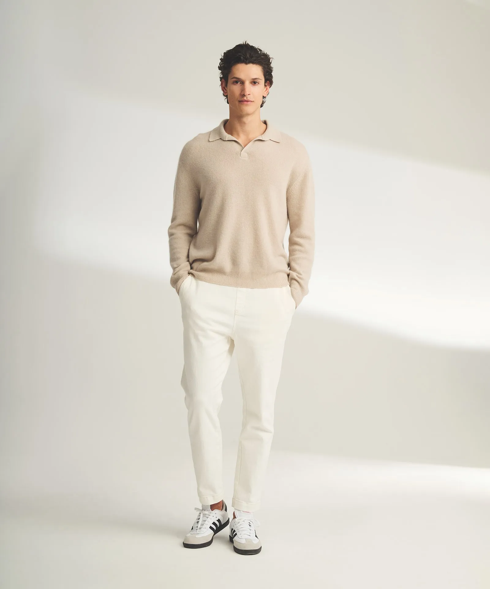 Lightweight Cashmere Relaxed Polo