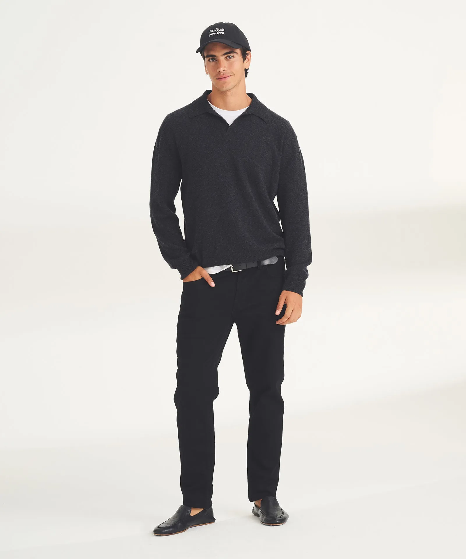 Lightweight Cashmere Relaxed Polo