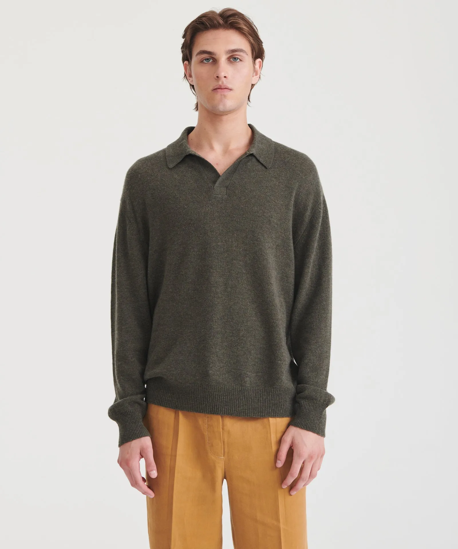 Lightweight Cashmere Relaxed Polo