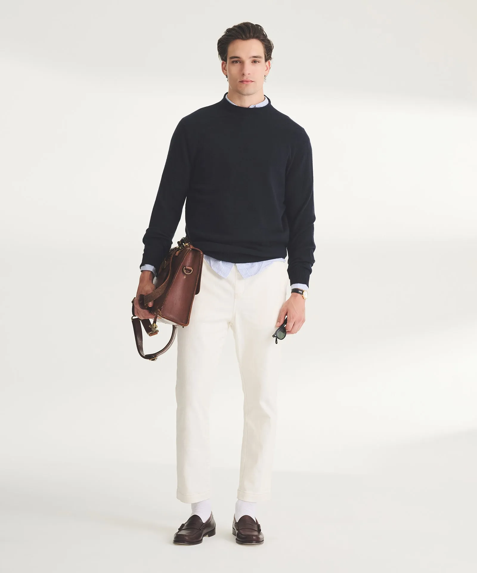 Lightweight Cashmere Rollneck