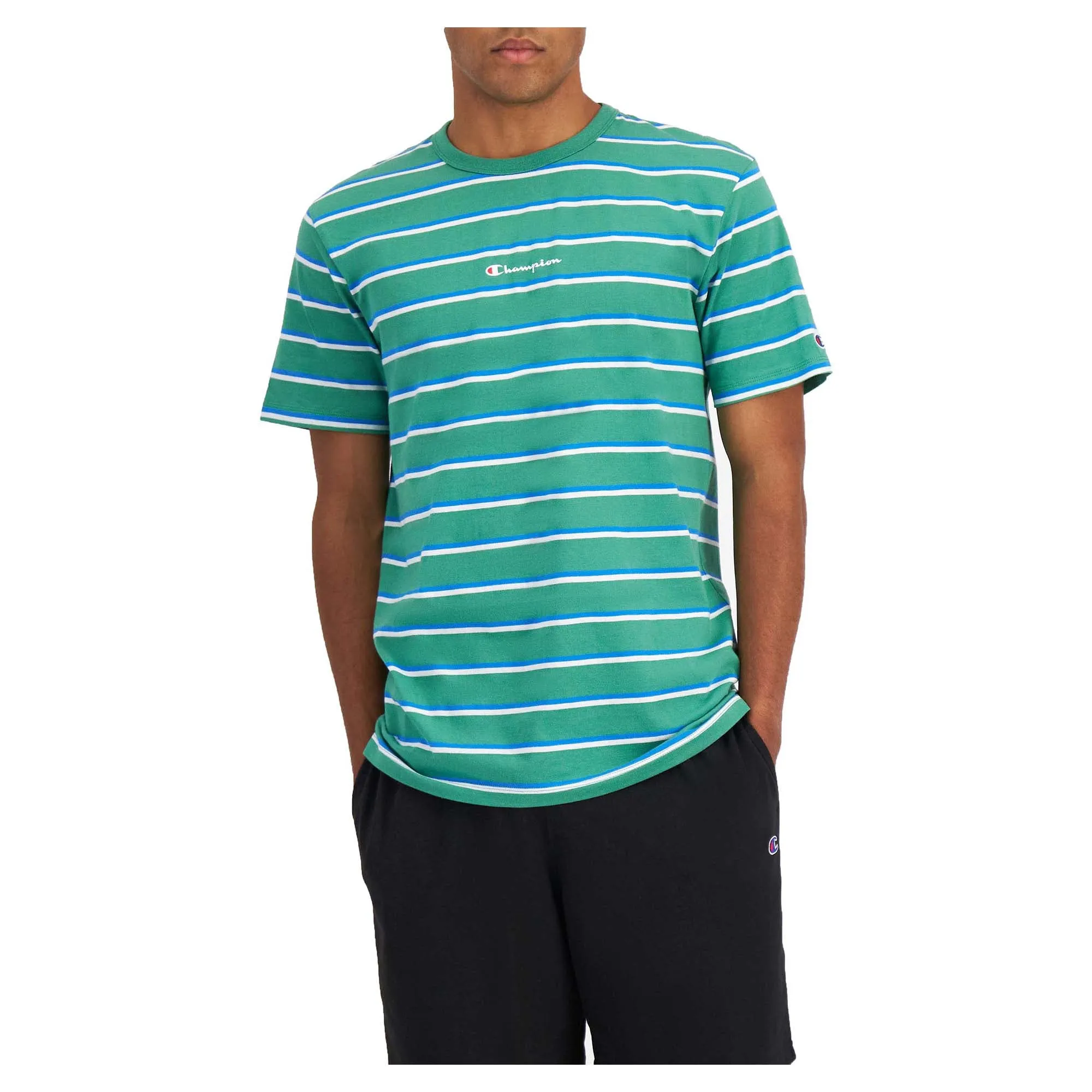 Men's Script Stripe Tee