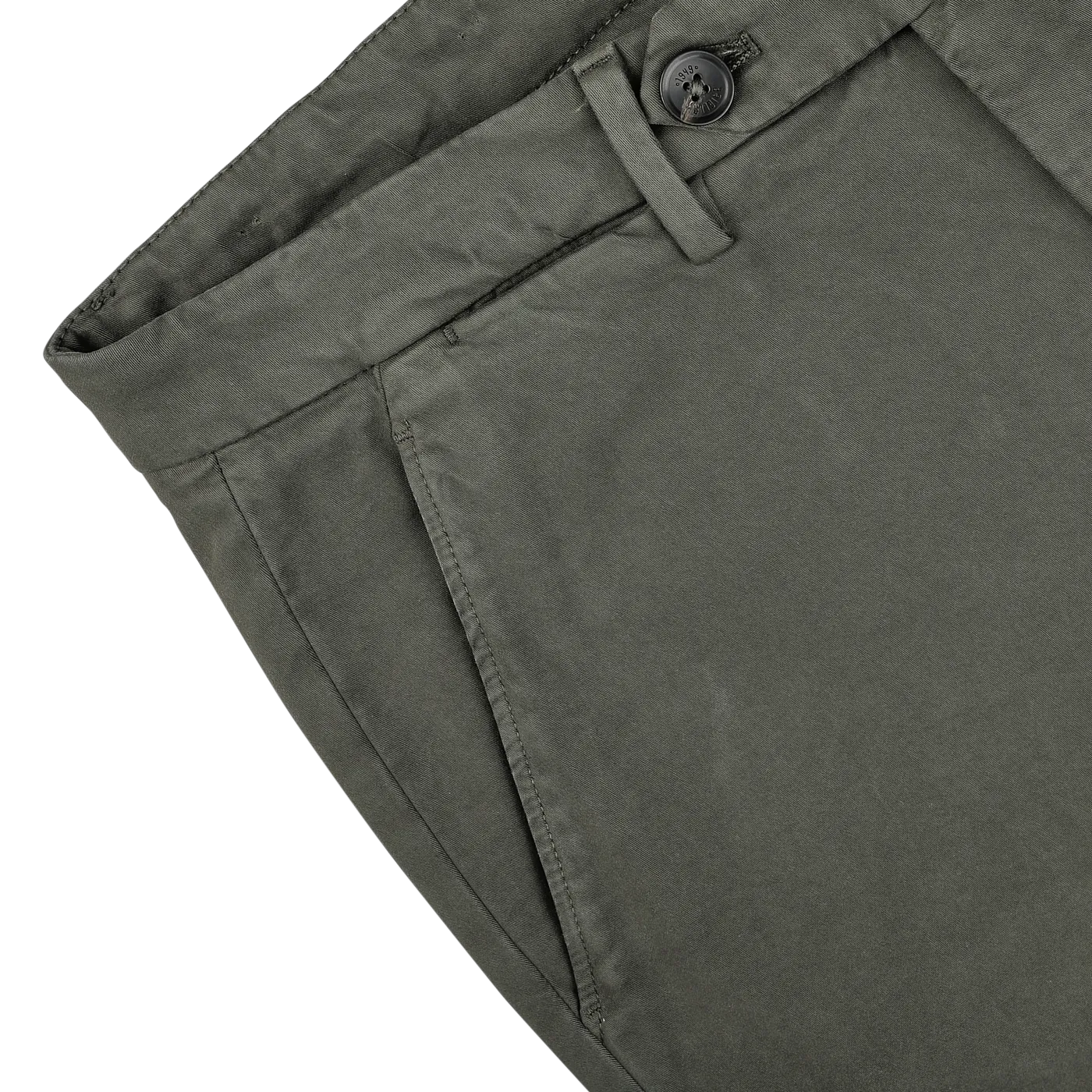 Moss Green Cotton Stretch BG62 Trousers