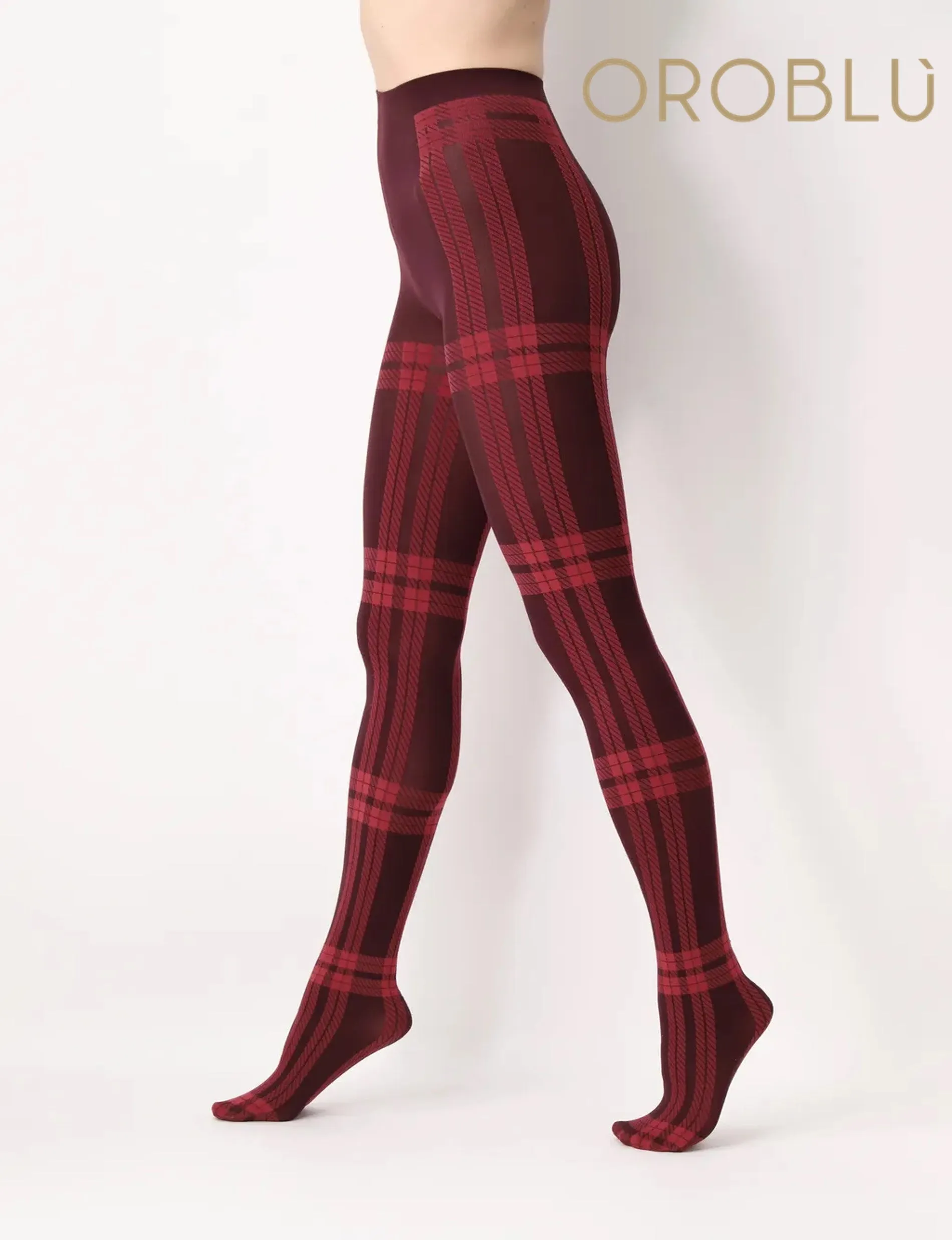 Oroblu All Colours Scottish Tight Bordeax/Red VOBC67908