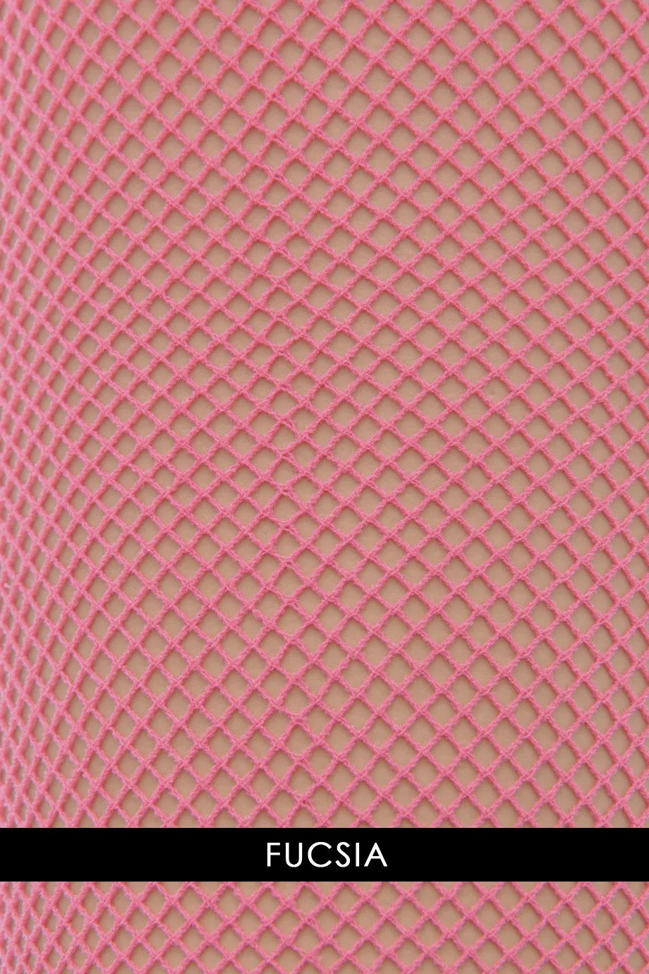 OSÉ RETINA Fuchsia Fishnet Tights (Fucsia)