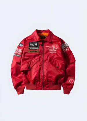 Red Techwear Jacket