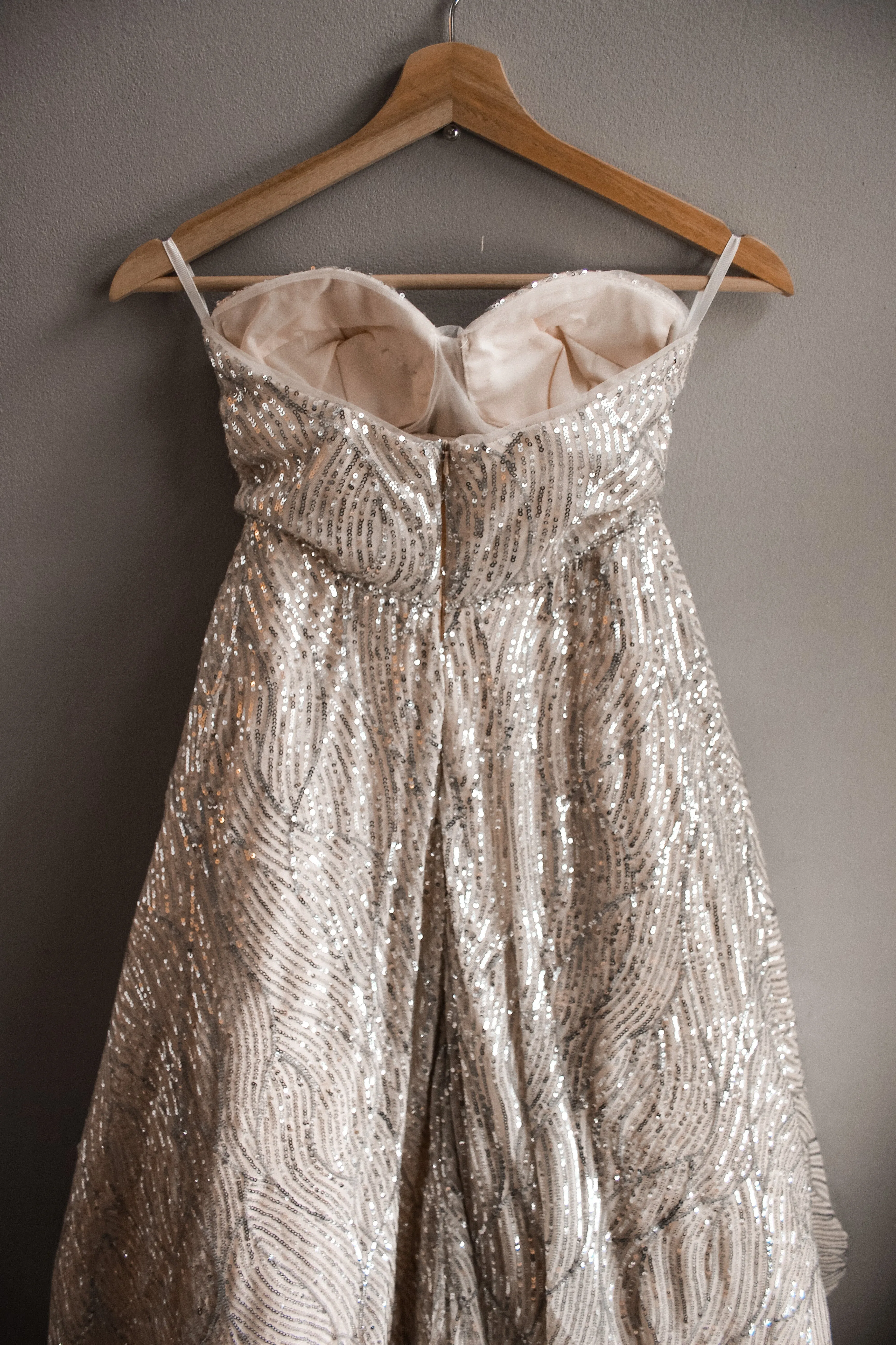 Sample - Mini Sequin Reception Dress