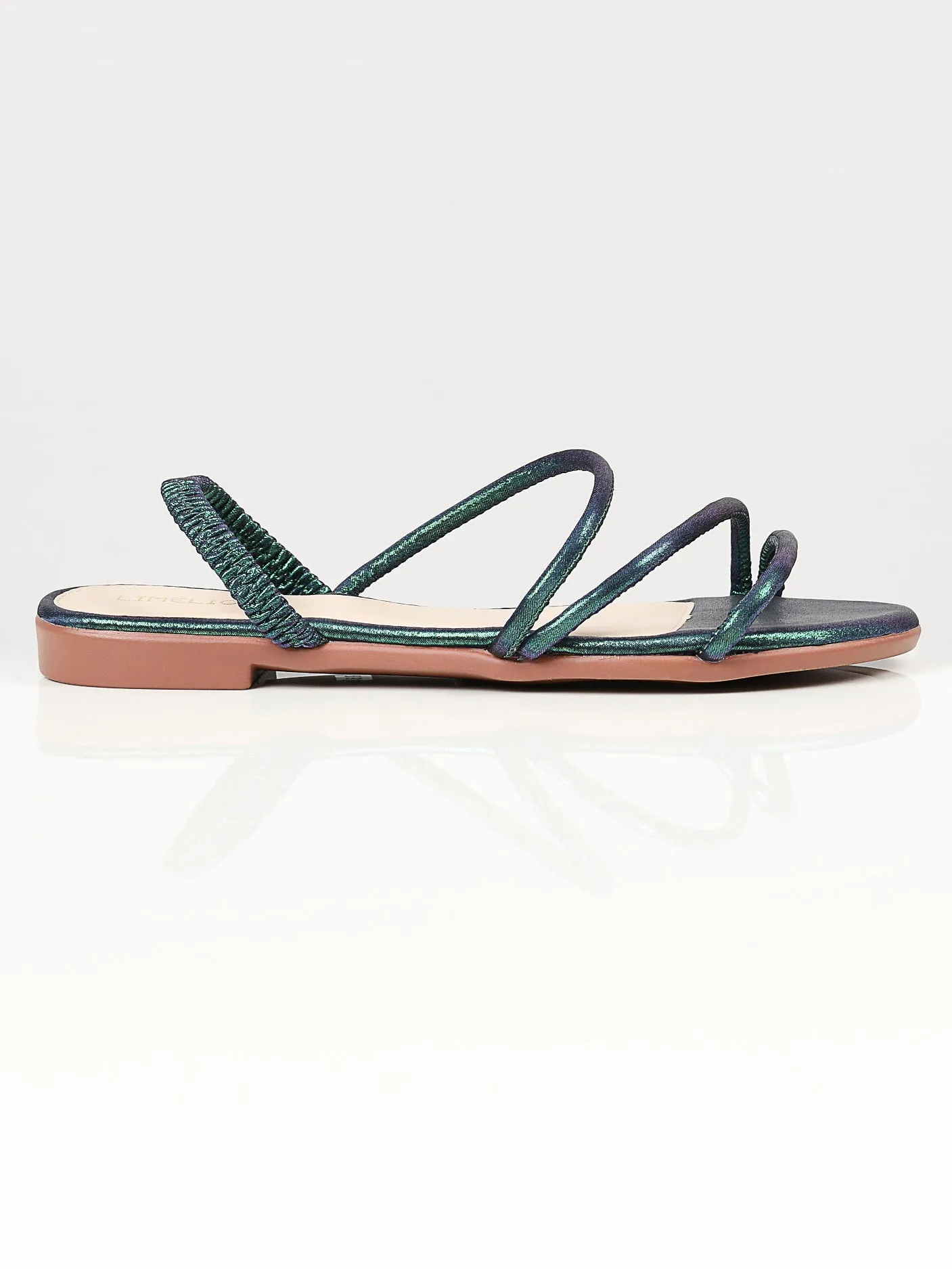 Shimmer Sandals - Blue