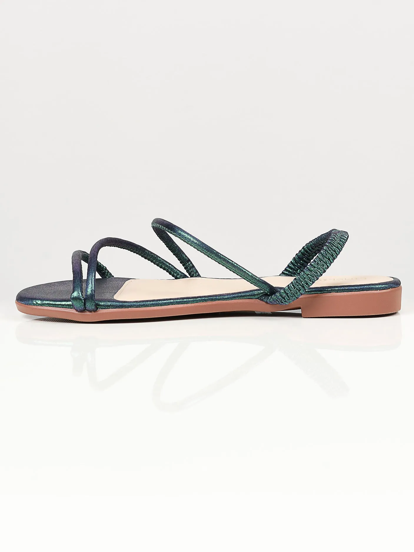 Shimmer Sandals - Blue