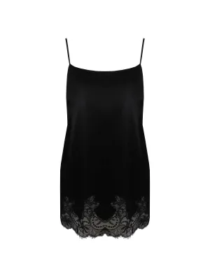 Signature Silk Babydoll - Black