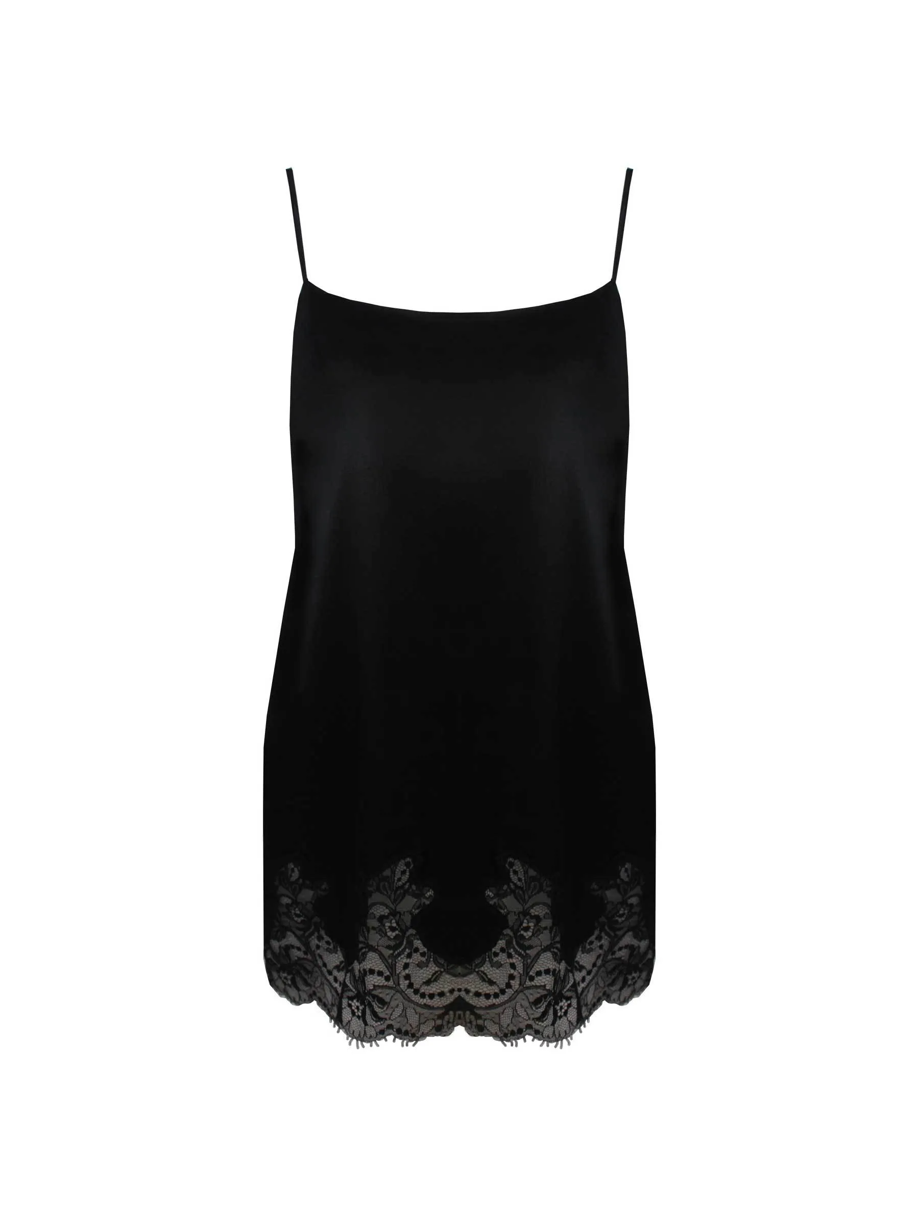 Signature Silk Babydoll - Black