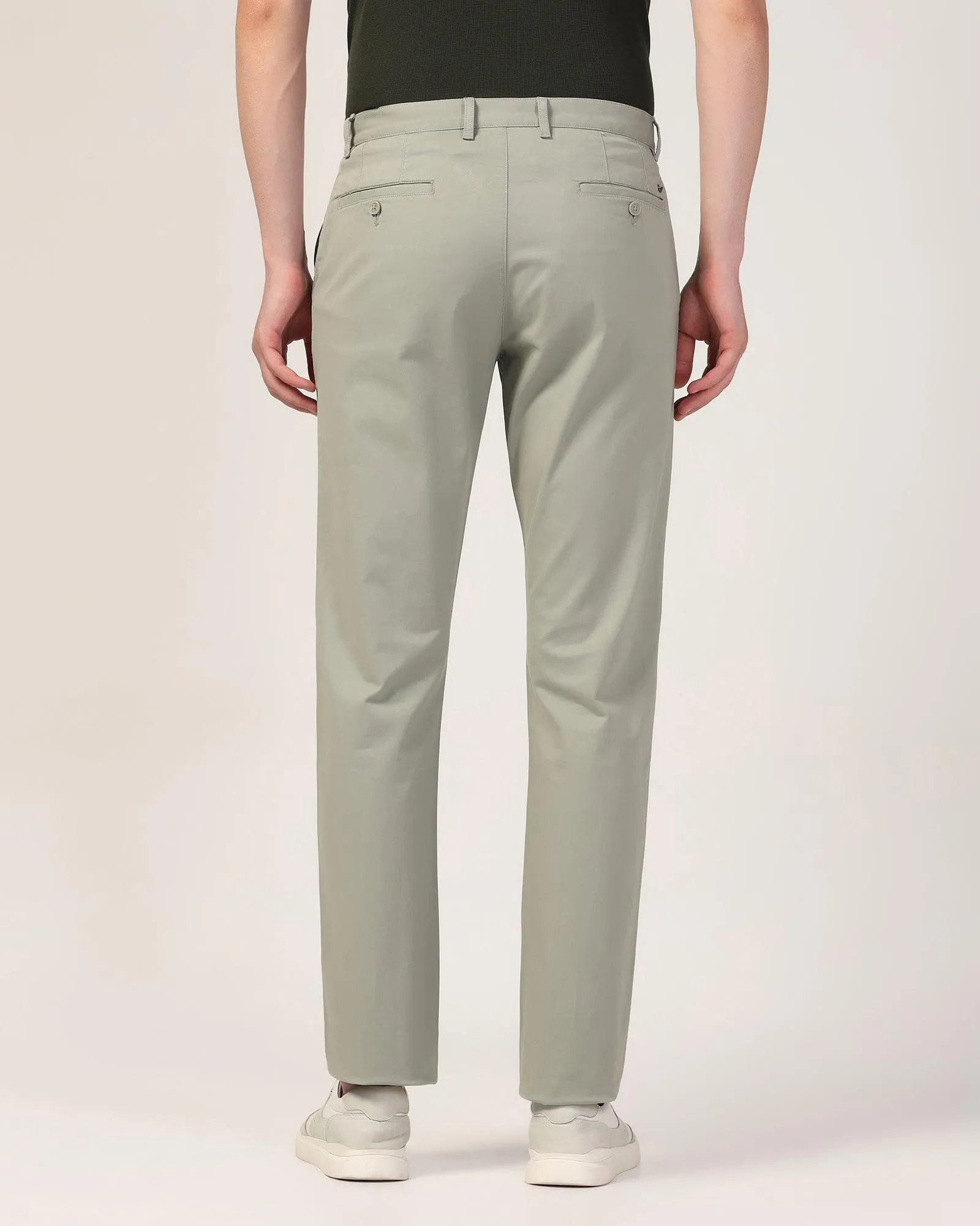 Slim Comfort B-95 Casual Pistachio Solid Khakis - Lab