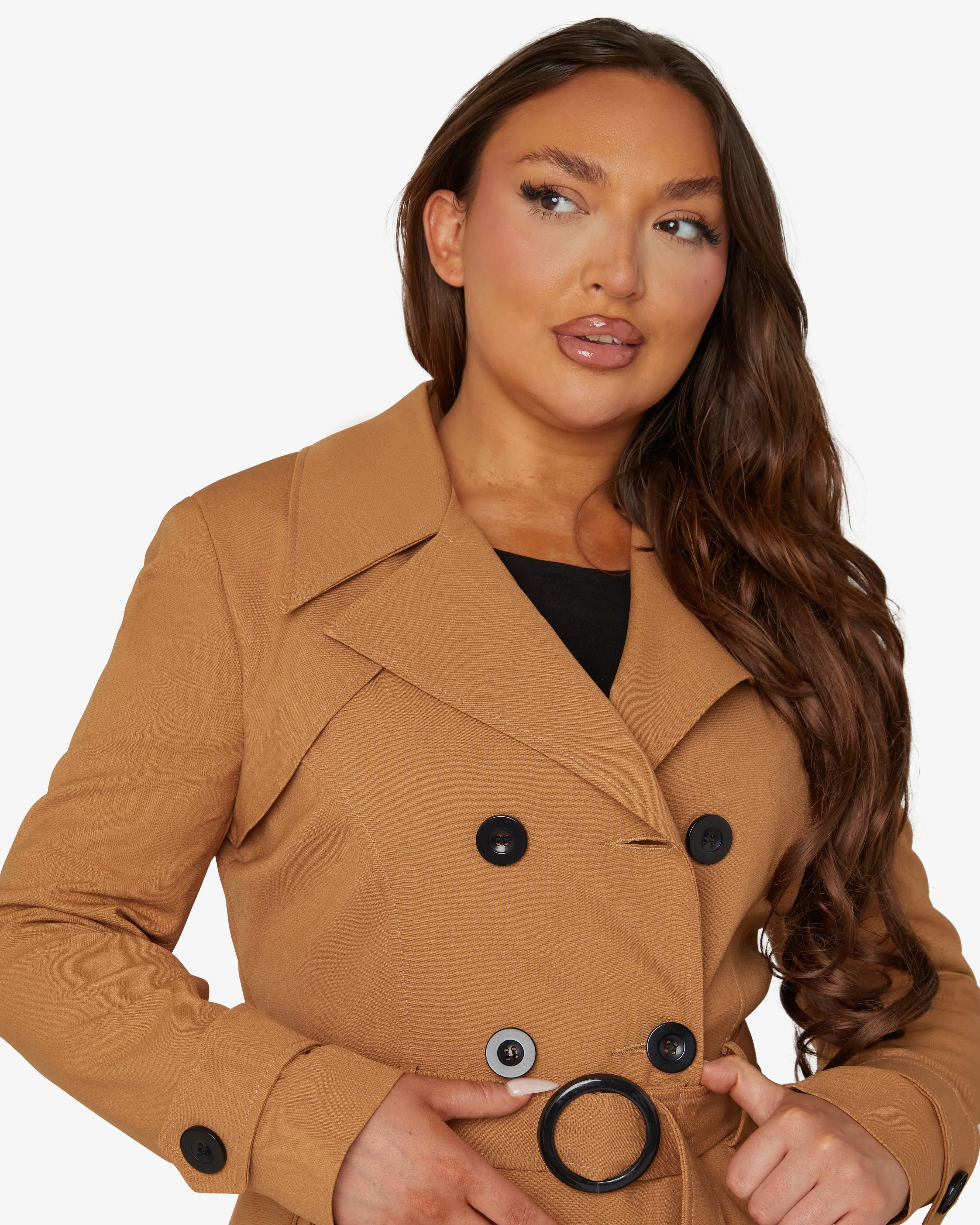 Spring/Summer Double Breasted Trench Mac Coat (1201-SP)