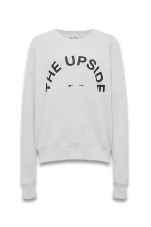 The Upside Crew Neck Jumper In White