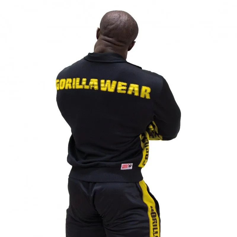 Track Jacket-Black/Yellow