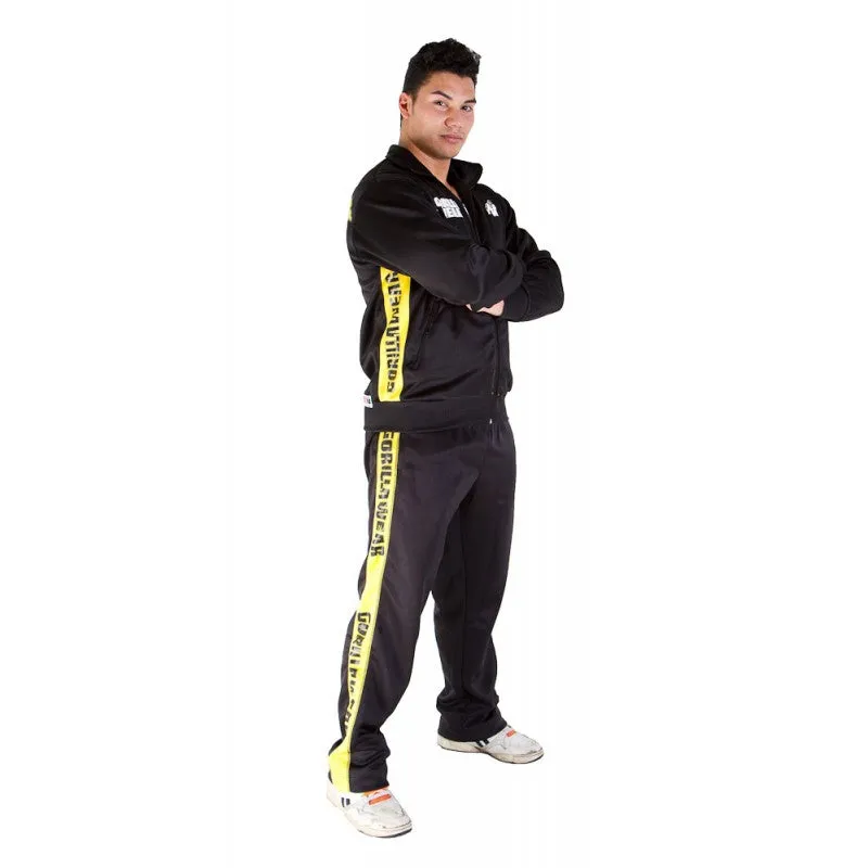 Track Jacket-Black/Yellow