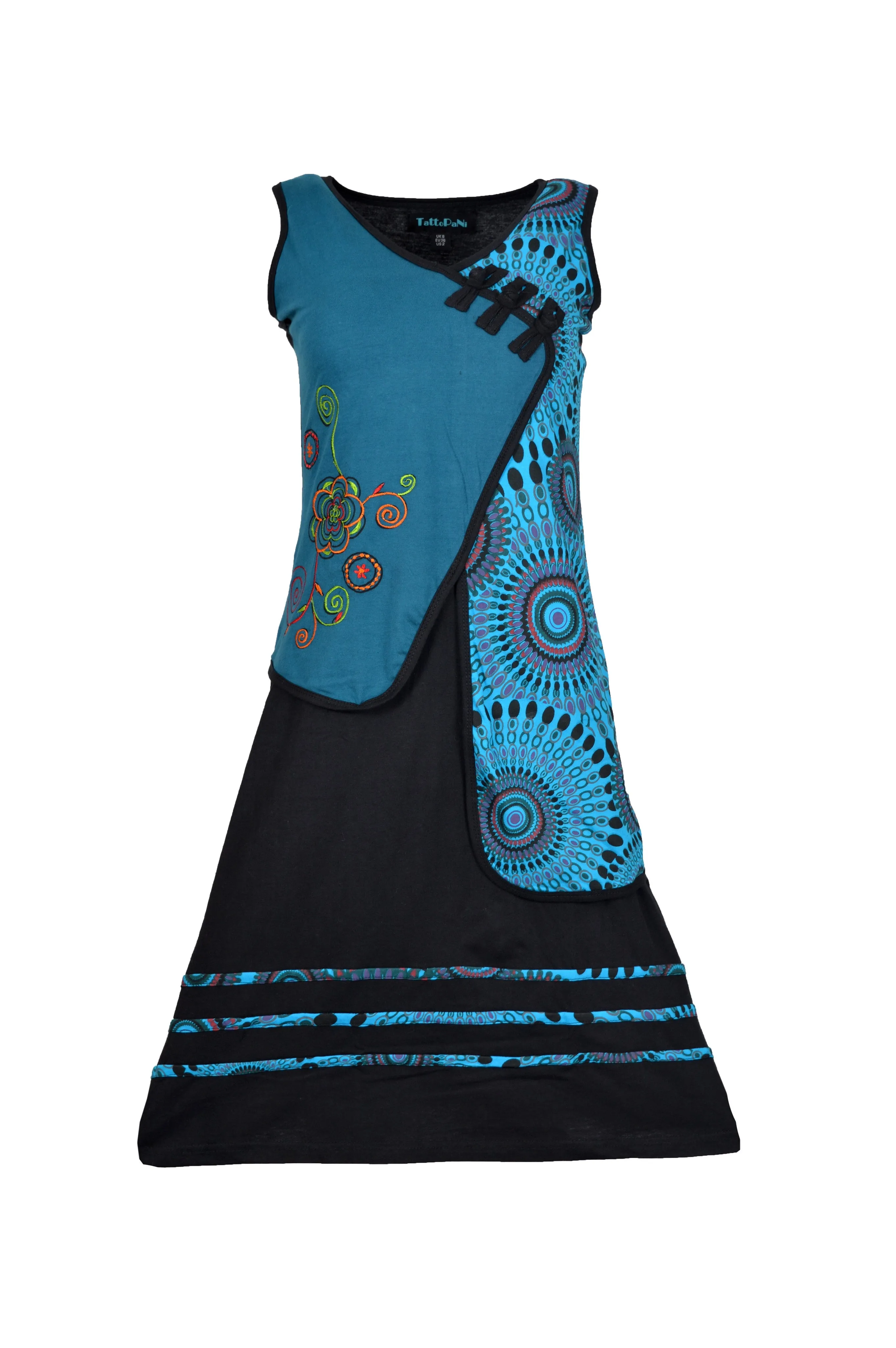 womens-summer-sleeveless-wrap-dress-with-embroidery-and-cirlce-pattern-print-fusion-blue-4071