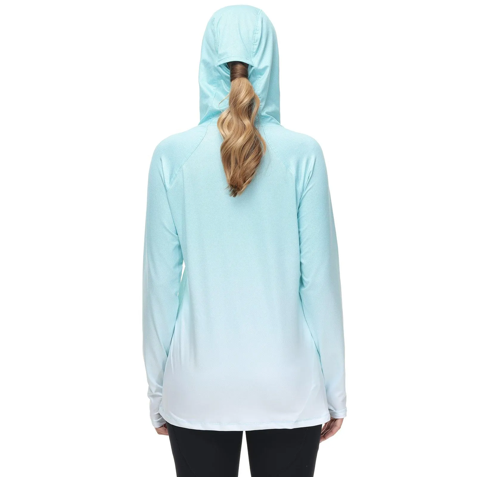 Women's UPF 50  Fishing Hoodies with Face Mask Thumb Holes FS23W