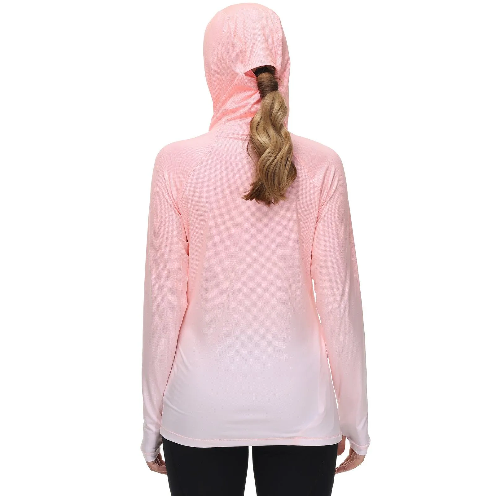 Women's UPF 50  Fishing Hoodies with Face Mask Thumb Holes FS23W